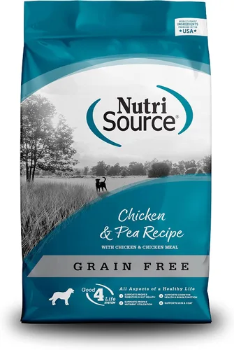 Vista 17 de NutriSource Alimento seco para perros sin granos, bocados pequeños, pollo y guisantes, 4 libras