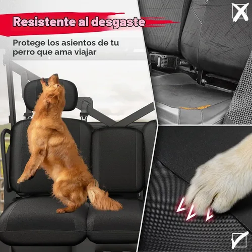 Vista 2 de Kemimoto Fundas de asiento UTV Negras, juego de fundas de asiento UTV impermeables y repelentes con funda para reposacabezas, compatibles con Can Am