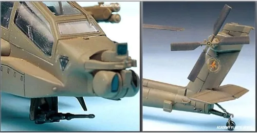 Vista 3 de Academy 1:72 - Boeing AH-64A Apache