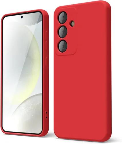 Vista 424 de oakxco Funda para teléfono Samsung Galaxy S8 de silicona líquida, delgada y fina de gel de goma suave TPU cubierta protectora simple llana