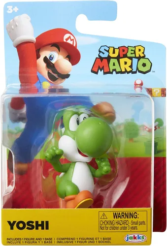 Vista 7 de Super Mario Figura de acción de 2.5 pulgadas corriendo Yoshi juguete coleccionable