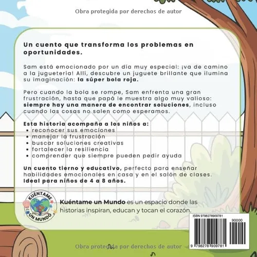 Vista 2 de Sam y La súper bola Descubre el poder de encontrar soluciones (Spanish Edition)
