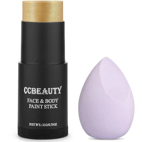 Vista 10 de CCbeauty Pintura facial negra para ojos, kit de pintura facial, maquillaje SFX no tóxico para esqueleto fantasma, disfraz de Halloween, pintura
