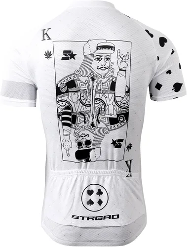 Vista 3 de Strgao - Camiseta de ciclismo de manga corta para hombre