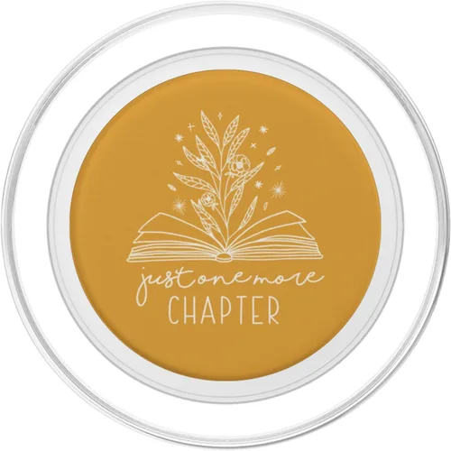 Vista 2 de Just One More Chapter - PopSockets MagSafe PopGrip para iPhone para amantes de los libros florales