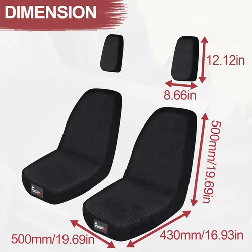 Vista 7 de StarknightMT UTV Rhino Fundas de Asiento Resistentes al Agua Fundas de Asiento Compatibles con Rhino 700 660 450 2004-2021 Tela 1680D Negro