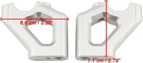 Vista 3 de Dreamseek Elevadores de manillar para Triumph Tiger 800/850/900 2010-2023, Tiger Explorer 1200 2012-2022 Abrazaderas de adaptador de montaje
