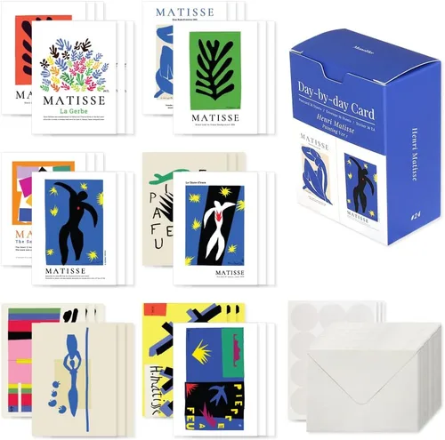Vista 21 de Monolike Tarjeta Día a Día, 101 Seúl Doce Meses - Mezcla de 48 Mini Tarjetas Individuales, 24 sobres Paquete