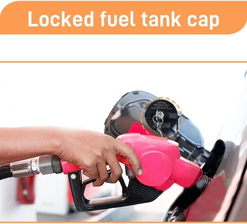 Vista 6 de Tapa de Gas con Cerradura, Tapa de Tanque de Combustible con Cerradura, Tapa de Combustible con Llave, 77300-47020, 10504 Accesorios para Automóvil