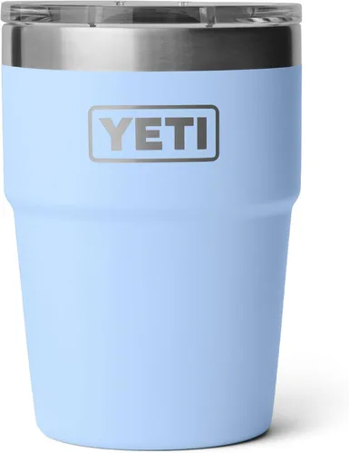 Vista 35 de YETI Rambler - Vaso apilable de 16 onzas, aislado al vacío, de acero inoxidable con tapa MagSlider Apilable