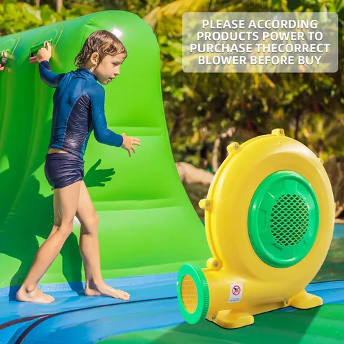 Vista 6 de Soplador de aire de casa inflable de 480 W, potente soplador de aire eléctrico, ventilador de bomba portátil perfecto para cabinas de pintura