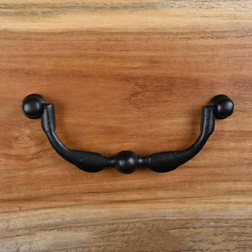 Vista 12 de Renovators Supply Pomo Negro para Gabinete de 4.5 pulgadas Estilo Jaula de Pájaros Tiradores para Cajones