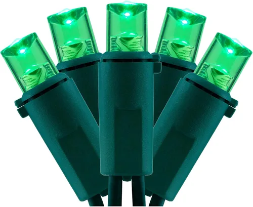 Vista 17 de YULETIME 200 luces LED de Navidad azules de gran angular, 66 pies, cable verde, certificado UL, 0.197 in, juego de luces navideñas (azul) Stay