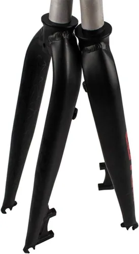 Vista 6 de Horquillas rígidas para bicicleta de montaña 26" 27.5" 29" suspensión de aleación de aluminio negra horquillas delanteras - alrededor de 28.92 oz
