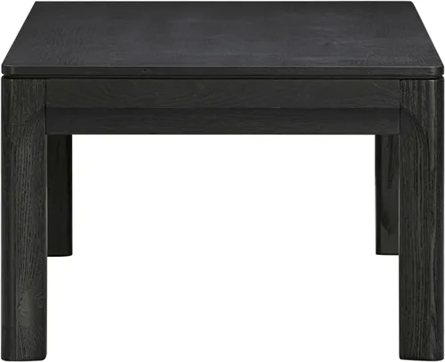 Vista 4 de NTC Flow Mesa de Café Moderna de Madera Rectangular con Cajón Oculto – Resistente al Agua y al Calor, Negro Quemado