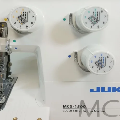 Vista 4 de Juki MCS-1500 Máquina de coser de punto de cubierta y cadena con agujas de bonificación gratis