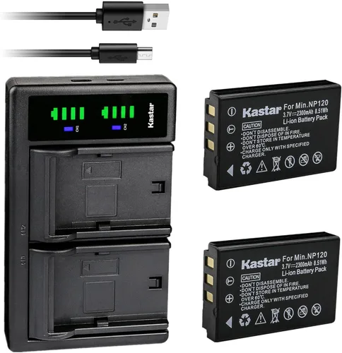 Vista 5 de Kastar Cargador de batería USB LTD2 compatible con batería Sonocaddie US-S, AutoPlay, V300, V300 Plus, cámara de entrenamiento deportivo SwingShot