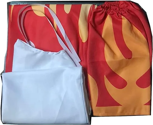 Vista 3 de HUIYEMY Rengoku Kyoujurou Capa Kimono bata y leggings