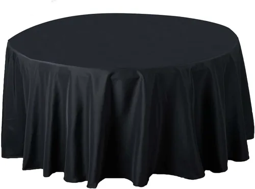 Vista 10 de Balsa Circle Manteles redondos color beige de 120 pulgadas de tela de alta calidad, manteles de tela para bodas, fiestas, recepción, banquetes
