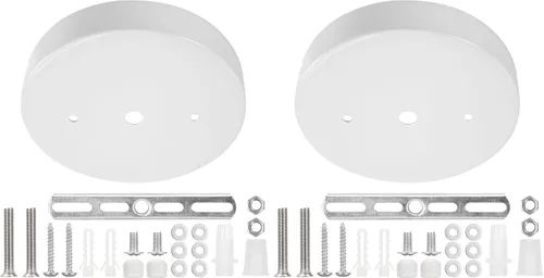 Vista 19 de Sangle Sopffy Kit de Dosel para Luz Colgante, Kit de Dosel de Iluminación de Techo de 4.7 Pulgadas con Todos los Herrajes de Montaje Placa de Techo