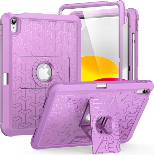 Vista 28 de MoKo Funda para iPad (A16) de 11ª/10ª generación 2025/2022, resistente a prueba de golpes, doble capa protectora de cuerpo completo, protector