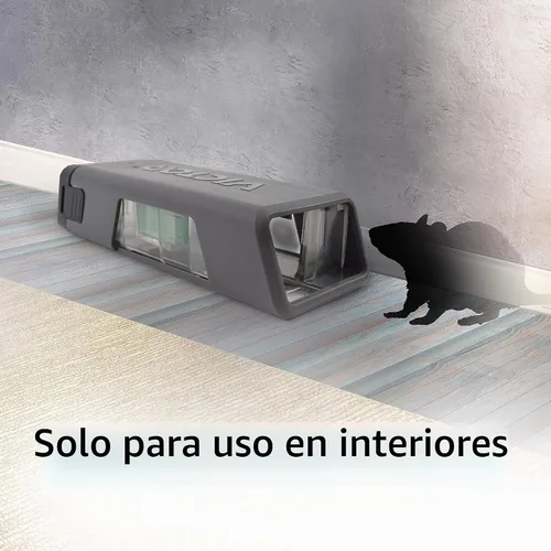 Vista 5 de Victor Fast-Kill Brand - Estación de cebo de veneno recargable para ratón, 20 cebos, diseño de doble entrada, M923