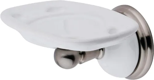 Vista 3 de Kingston Brass BA1116BB Soporte para cepillo de dientes y vaso victoriano, latón cepillado