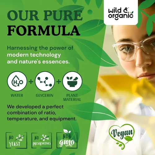 Vista 8 de Wild & Organic Gotas de Extracto de Saw Palmetto - Apoyo Urinario - Saw Palmetto para Hombres y Mujeres - Suplemento Líquido de Bayas de Serenoa