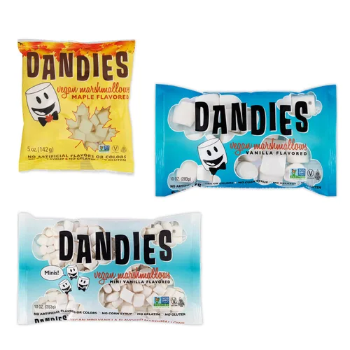 Vista 3 de Dandies - Mini malvaviscos de menta, 5 onzas (paquete de 2)