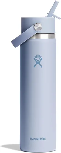 Vista 50 de Hydro Flask Botella de agua – Acero inoxidable aislado – Tapa flexible con popote de boca ancha, antiderrames, a prueba de fugas y recargable