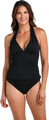 Vista 30 de La Blanca Traje de baño tankini con cuello en V para mujer Planta/Hojas de boceto