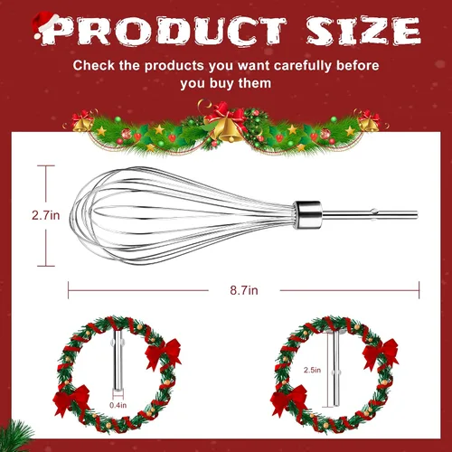 Vista 2 de KHMPW - Accesorios para batidor de cocina, accesorios para batidor de huevos de acero inoxidable KHMPW, accesorio para batidor/batidor para mano
