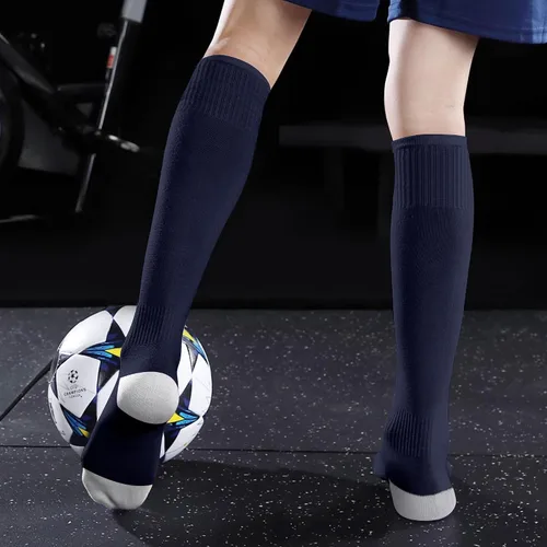 Vista 6 de GRAPMKTG 3 pares de calcetines de fútbol de fútbol para jóvenes, calcetines de béisbol y sóftbol para mujeres y hombres y niñas
