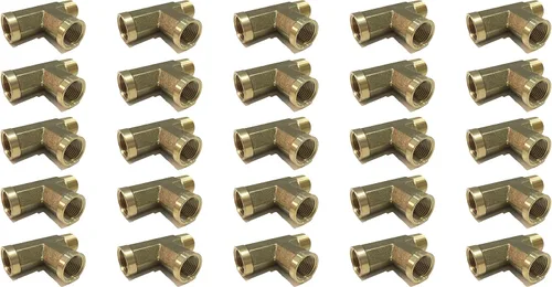 Vista 4 de Forged Street TEE 3/8" NPT combustible, aire, agua, aceite, gas, WOG (10 unidades)
