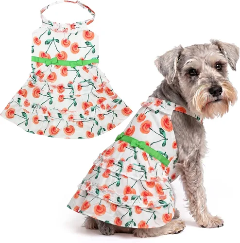 Vista 14 de Parisian Pet Chambray - Vestido para perro - Ligero sin mangas para perro, niña, talla XS Chambray en general