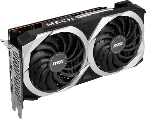 Vista 4 de MSI Tarjeta Gráfica Radeon RX 6600 MECH 2X 8G 8GB Memoria