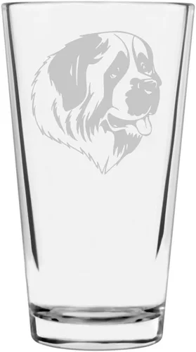 Vista 430 de Podenco Canario - Vaso de pinta de 16 onzas con temática de perro personalizado