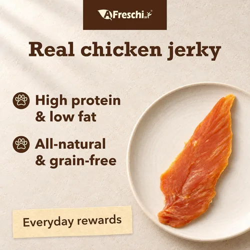 Vista 2 de A Freschi srl® - Golosinas de pollo para perros, filete de pollo totalmente
