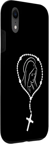 Vista 66 de iPhone 16 Rosario Virgen María Dios Jesús Fe Religioso Católico Estuche de Regalo