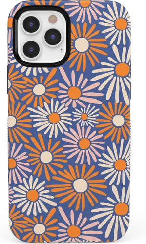 Vista 74 de Casely Funda para iPhone 12 Pro Max Always Vibing Retro Diseño protector audaz Diseño compatible con MagSafe