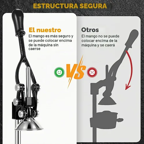 Vista 8 de Prensa manual del Juicer de la fruta cítrica del arrabio Negro
