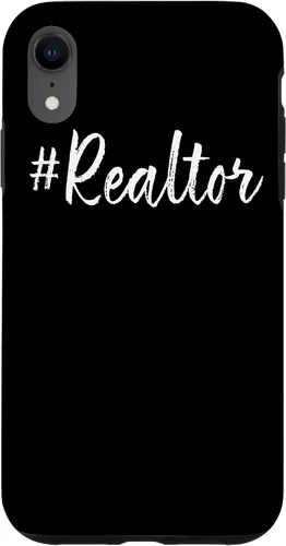 Vista 25 de Hashtag Realtor Real Estate Agent Business Gifts Funny Quote Case for iPhone 17