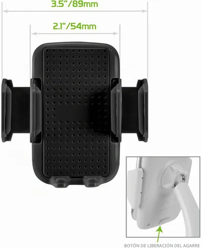 Vista 7 de Cellet Soporte de teléfono para parabrisas de automóvil, soporte para teléfono compatible con iPhone y teléfonos inteligentes Android