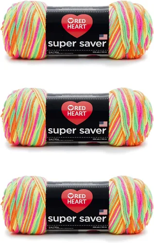 Vista 33 de Red Heart Hilo Super Saver, paquete de 3, camuflaje, 3