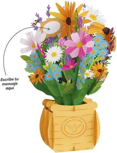Vista 3 de Lovepop Ramo de Flores de Papel Desenfundable de Todos los Días para Ella y Él - Tarjetas de Felicitación 3D para Niños, Niñas, Hombres, Mujeres