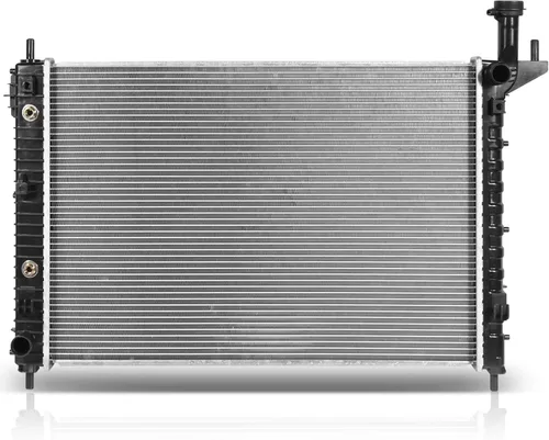 Vista 17 de SCITOO Conjunto de radiador de aluminio refrigerante del motor para 1986-1994 para Nissan D21 2.4L 3.0L 1987 para Nissan para Pathfinder 2.4L