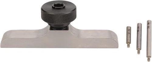 Vista 4 de ViaGasaFamido Soporte de calibre de profundidad 0.315 in Agujero de sujeción de acero inoxidable Indicador de esfera de profundidad Base Soporte