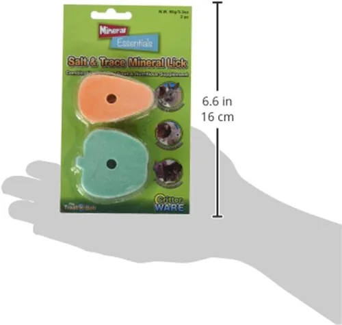 Vista 5 de Ware Manufacturing Manzana/Zanahoria Sal y Minerales Mascotas Pequeñas Mastic