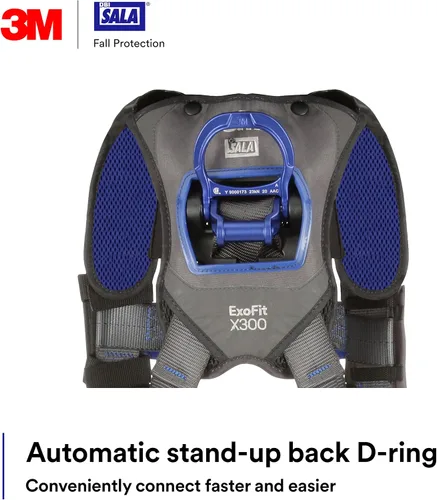 Vista 5 de 3M DBI-SALA ExoFit X300 Comfort Chaleco Escalada Arnés Protección Caída