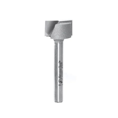 Vista 8 de Amana Tool - 45566 Limpieza inferior con punta de carburo/Spoilboard 1-1/2 Dia x 5/8 x 1/2